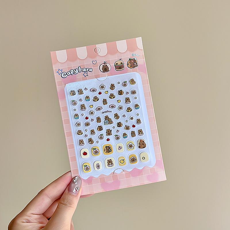 Sanrio Cartoon Cute Children'S Nail Sticker Nail Sticker Girl Diy Sticker Lasting Decorative Sticker