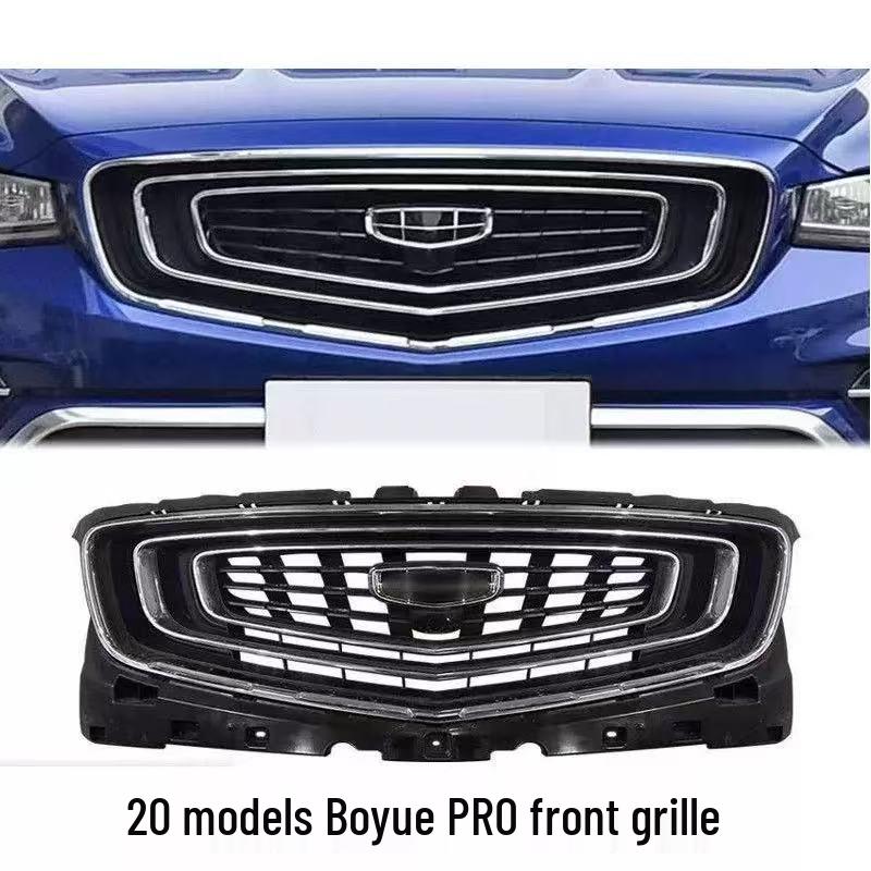 Geely Boyue 20-22 Сборка передней решетки радиатора - PRO Радиатор Электролитическое покрытие Яркая сетка 2020 Version - No Logo - Standard