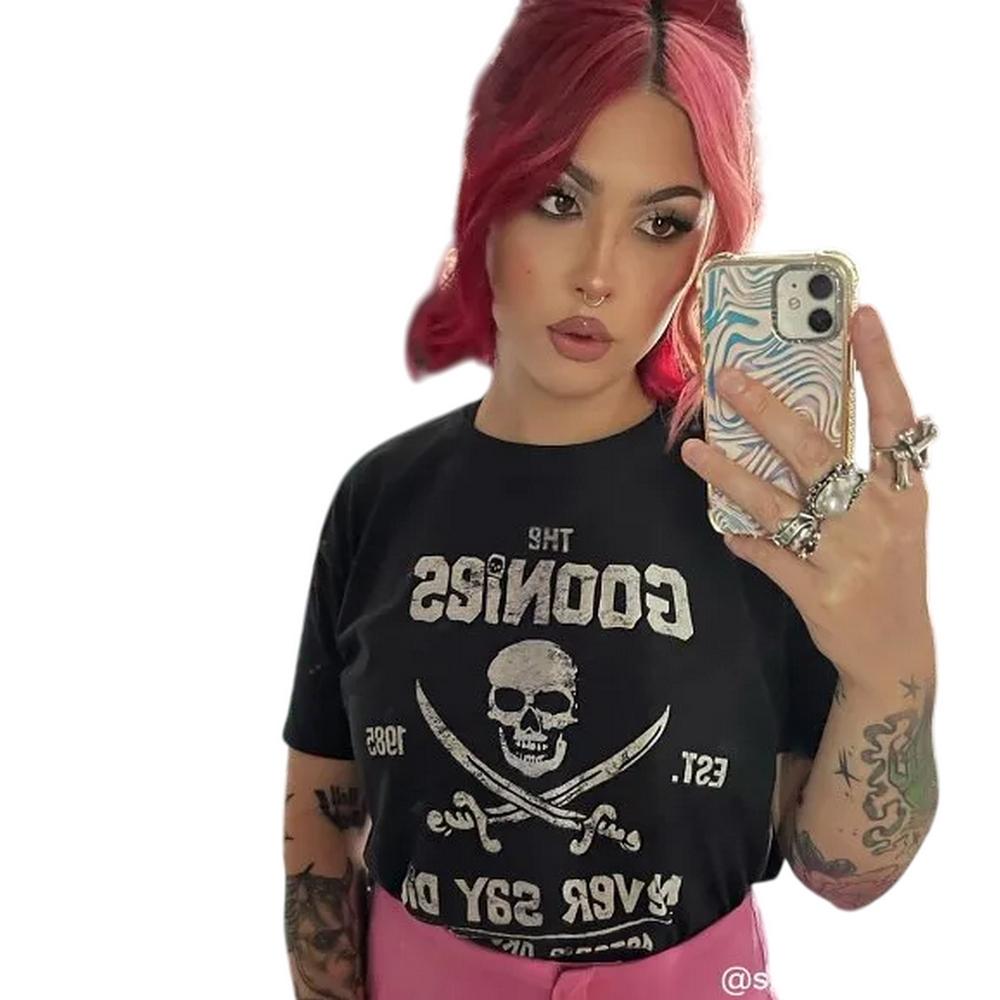 Die Goonies Unisex Erwachsenen Gib Niemals Auf T-Shirt