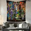 Zelda'S Epic Adventure Hero'S Journey Unfolded Tapestry Fashion Print Background Cloth Soft Background Cloth Background Wall Hanging Cloth