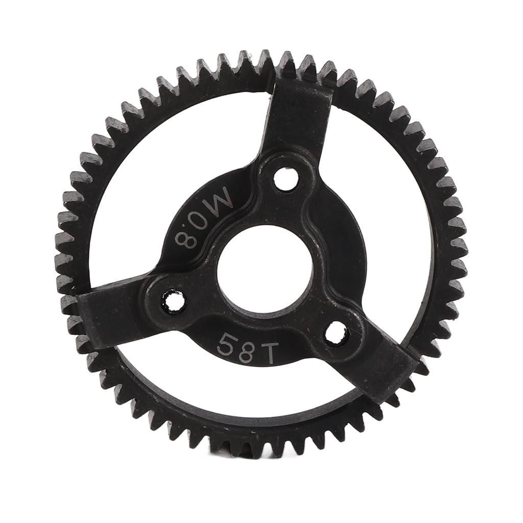 RC Car Steel Spur Gear 32P 0.8M Steel Spur Gear Replacement for Traxxas Slash 1 10 2WD 58T