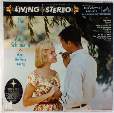 LP Schallplatte STIMMEN VON WALTER SCHUMANN - Als wir jung waren LSP1477 RCA Victor 1959 US Jazz Gebraucht