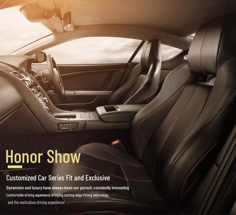 Diamond Double Layer Full Coverage Floor Mats for Five-Seater Cars