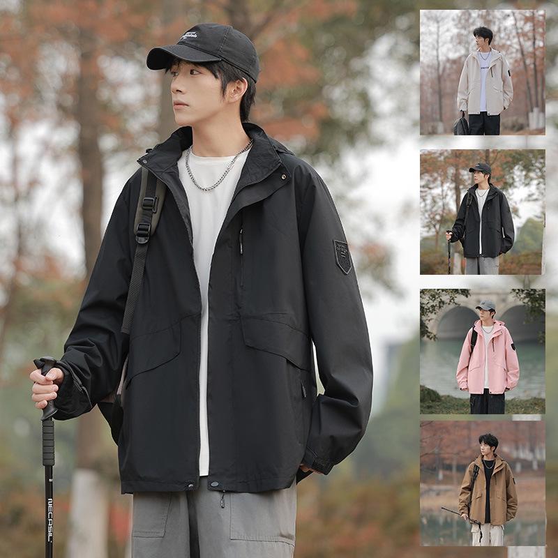 Unisex 2025 Spring Trendy Outdoor Jacket - Three-Proof, Casual Design for Men and Women