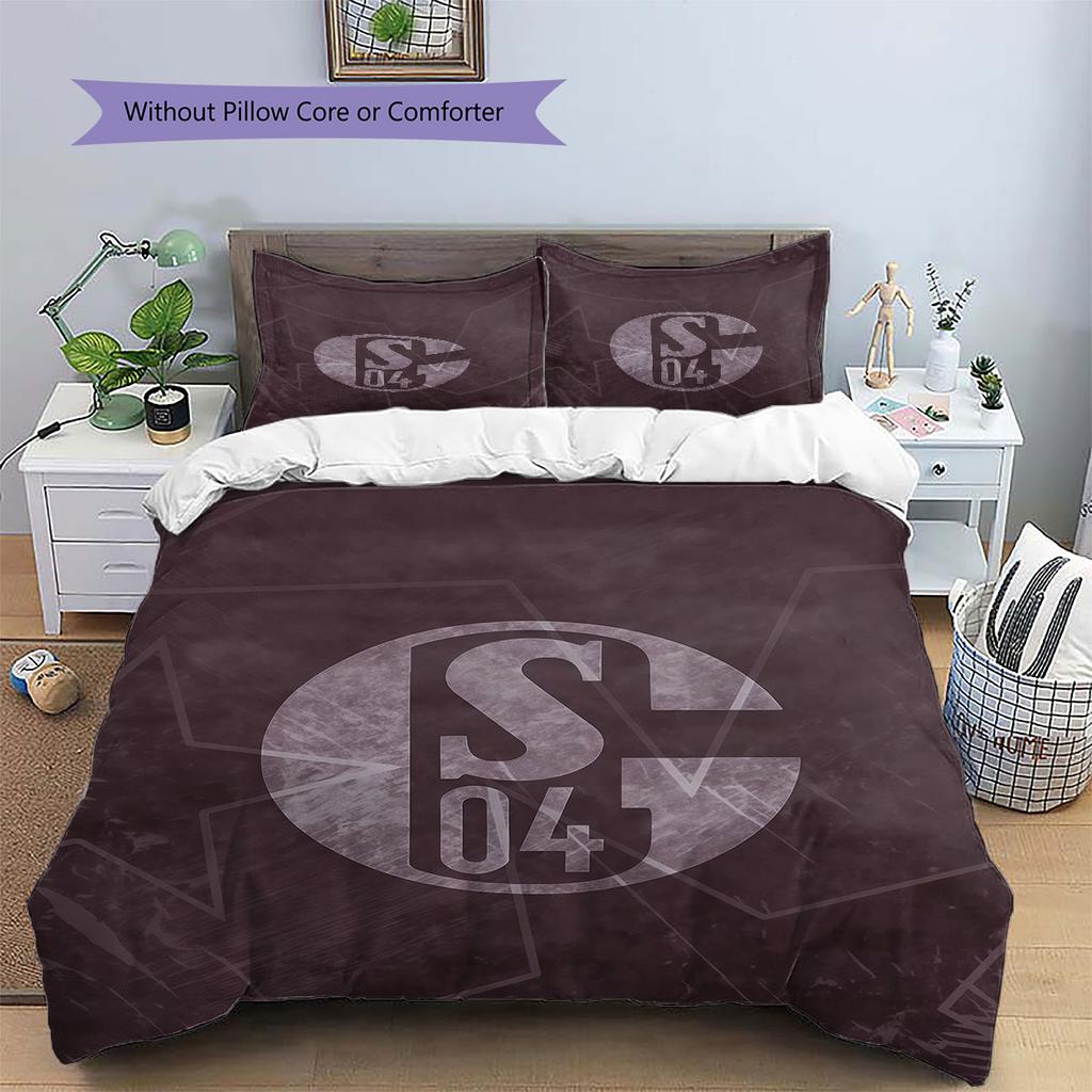 S04 Pattern Bedding Home Decoration Birthday Gift ( 1 duvet cover + 2 pillowcase, without core),fan merchandise.