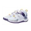New LiNing Wade Fission 7 V2 Cushioned Slip Resistant Support Low Top Basketball Shoes Men's White Purple ABPR047-12