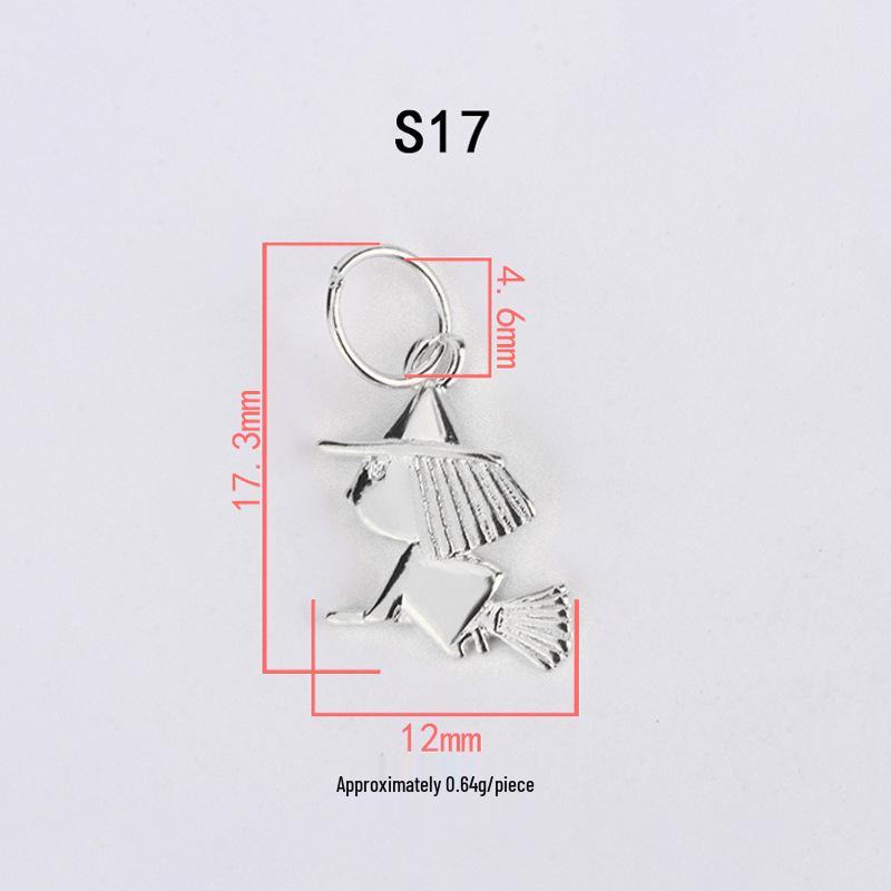 S925 Sterling Silver DIY Bracelet with Assorted Pendants