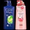 Men Oil Control Shampoo & LUX White Peach Body Wash Set