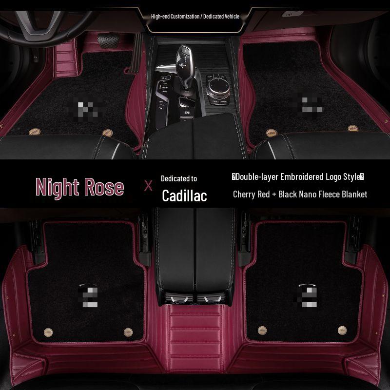 Full Coverage Floor Mats for Cadillac Models: ATSL, CT4, CT5, CT6, Lyriq, XT4, XT5, XT6, XTS, SRX
