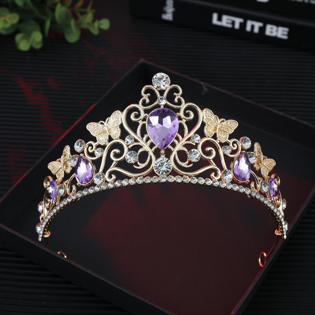 European Luxury Bridal Headdress: Wedding & Party Crown Headwear