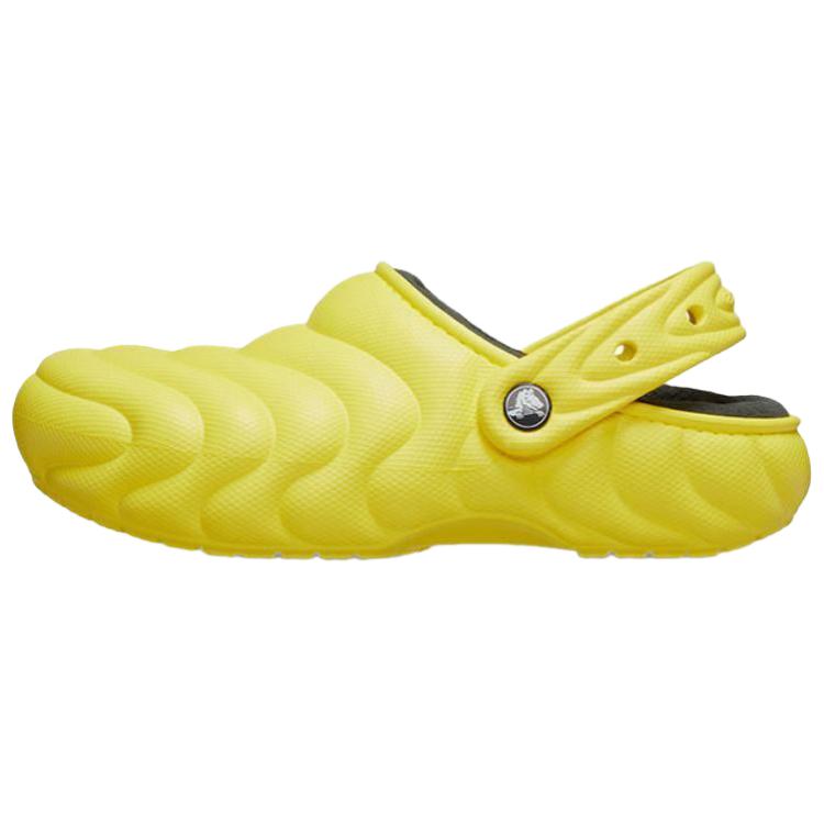 Crocs Comfortable Versatile Clogs Unisex Footwear Yellow 210059-77J