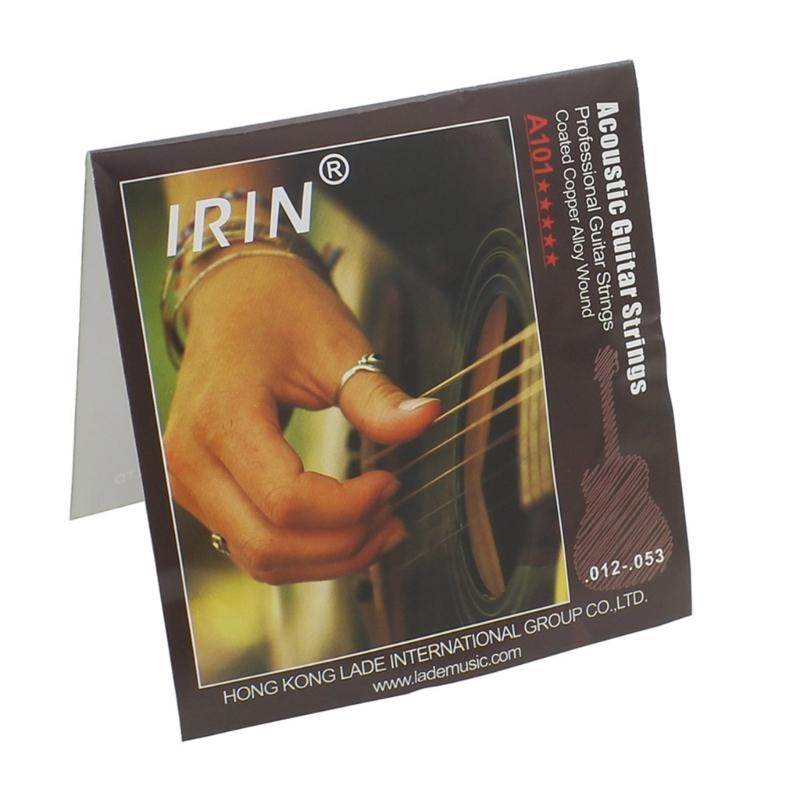 6 Pcs Folk Guitar Steel Core String 6-string Acoustic Guitar Strings Replacement