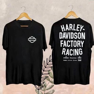 Tricou Negru Harley Davidson Factory Racing
