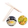 Rake Round Crepe Spreader Batter Pancake Kitchen Tool 2X Wooden Kit 15cm