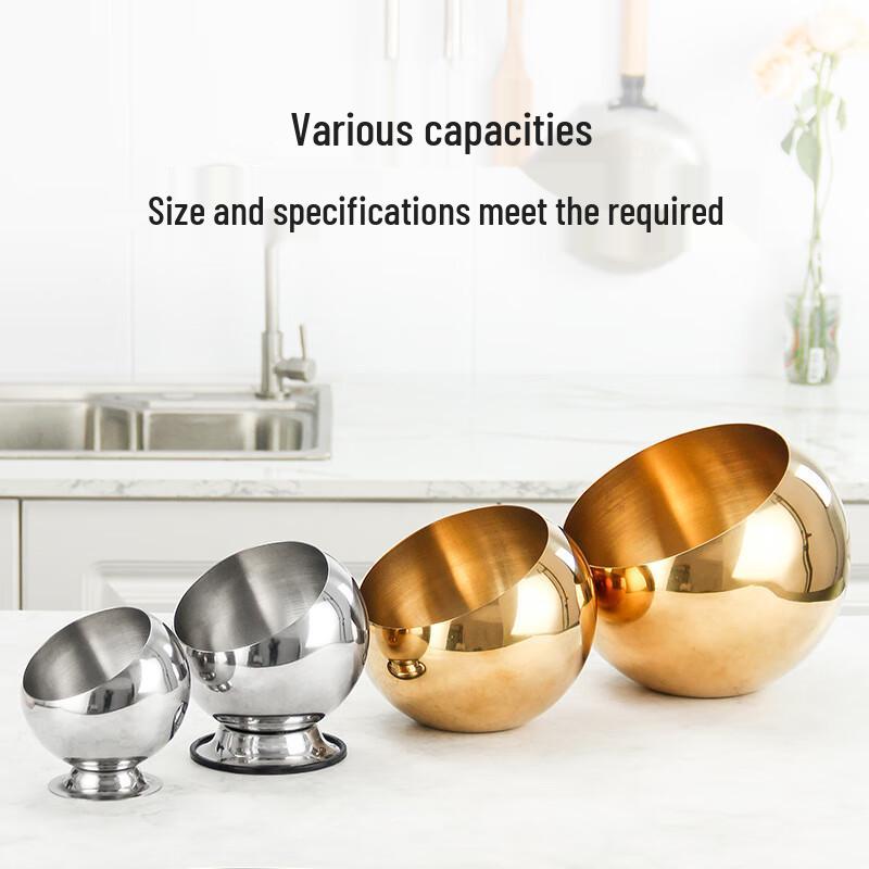 Feng Zhi Stainless Steel Slanted Serving Bowl