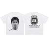 Cristiano Ronaldo Neymar Lionel Messi Football Superstar Portrait Printed Tee Men Women Cotton Loose Casual Short Sleeve Tshirt