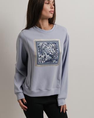 Women's Sweatshirt Butella 16622 M Blue