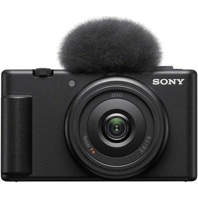 Sony Câmera Vlog VLOGCAM Câmera digital Vídeo Selfie Corpo Protetor contra vento incluído Lente de foco único de 20 mm Preto B / / / / / / ZV-1F / / / F2.0 / / ZV-1F