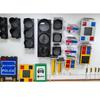 Solar-Powered Reflective Flashing Warning Sign for Intersections