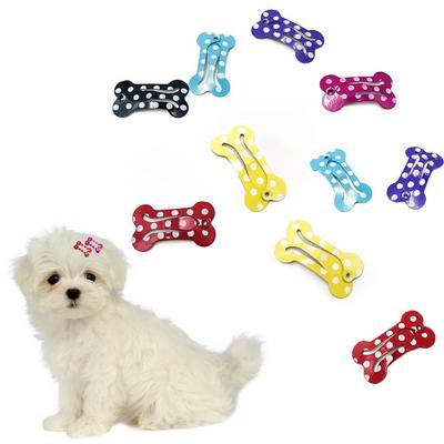 For Small Dogs Cute Bone Shape Dog Hair Clip Dog Supplies Pet Hairpin Puppy Grooming Accessories