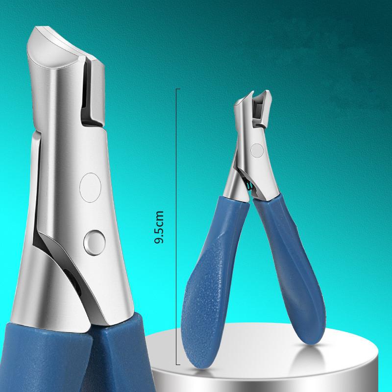 

Large Opening Nail Clipper Small Diagonal Anti Splash Nail Clipper Large Size Thick And Hard Toenail Clippers Nail Trimming Tool синій