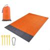 , Large 79''×55'' Beach Mat Outdoor Picnic Blanket Waterproof Portable Mat, Sand Proof