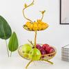 M-Modern-3-laags fruitmandhouder, decoratieve fruitschaalhouder, metalen standaard, tafel- of aanrechthouder voor groenten, brood en snacks