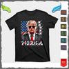 Trump Merica Flagge Trump Lustiges 4. Juli T-Shirt Unisex Unisex T-Shirt