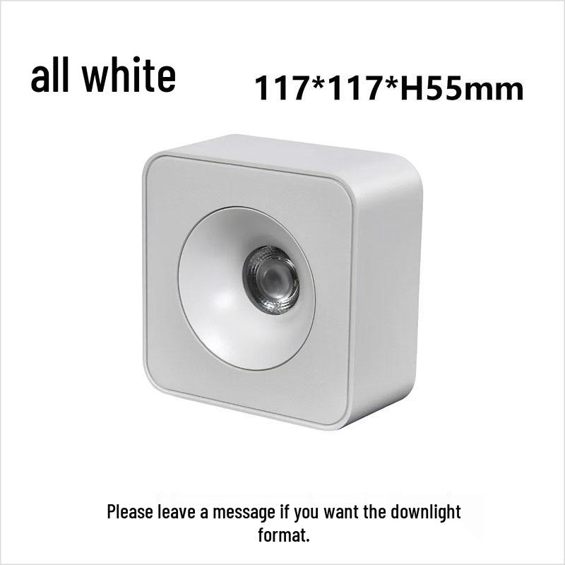 Ultra-thin Smart Square Full Spectrum Anti-glare Ceiling Spotlight for Living Room and Bedroom