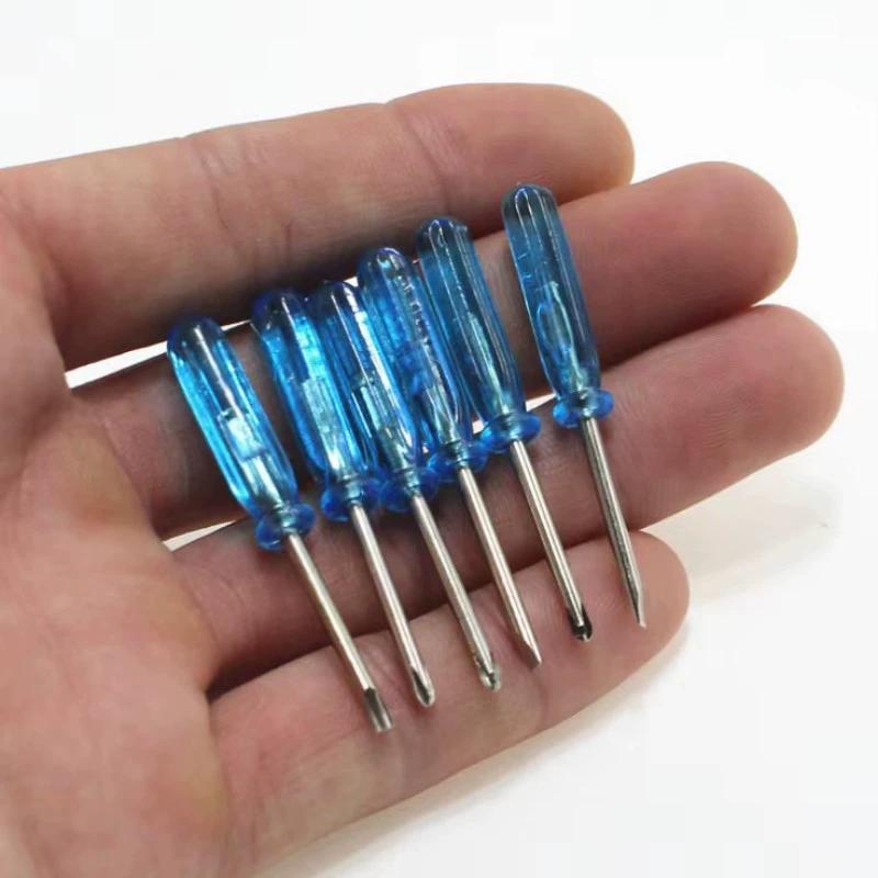 12/240pcs Phillips Slotted Cross Head Mini Screwdriver For Mobile Phone Laptop Xbox 360 Wireless Controller Repair Open Tool