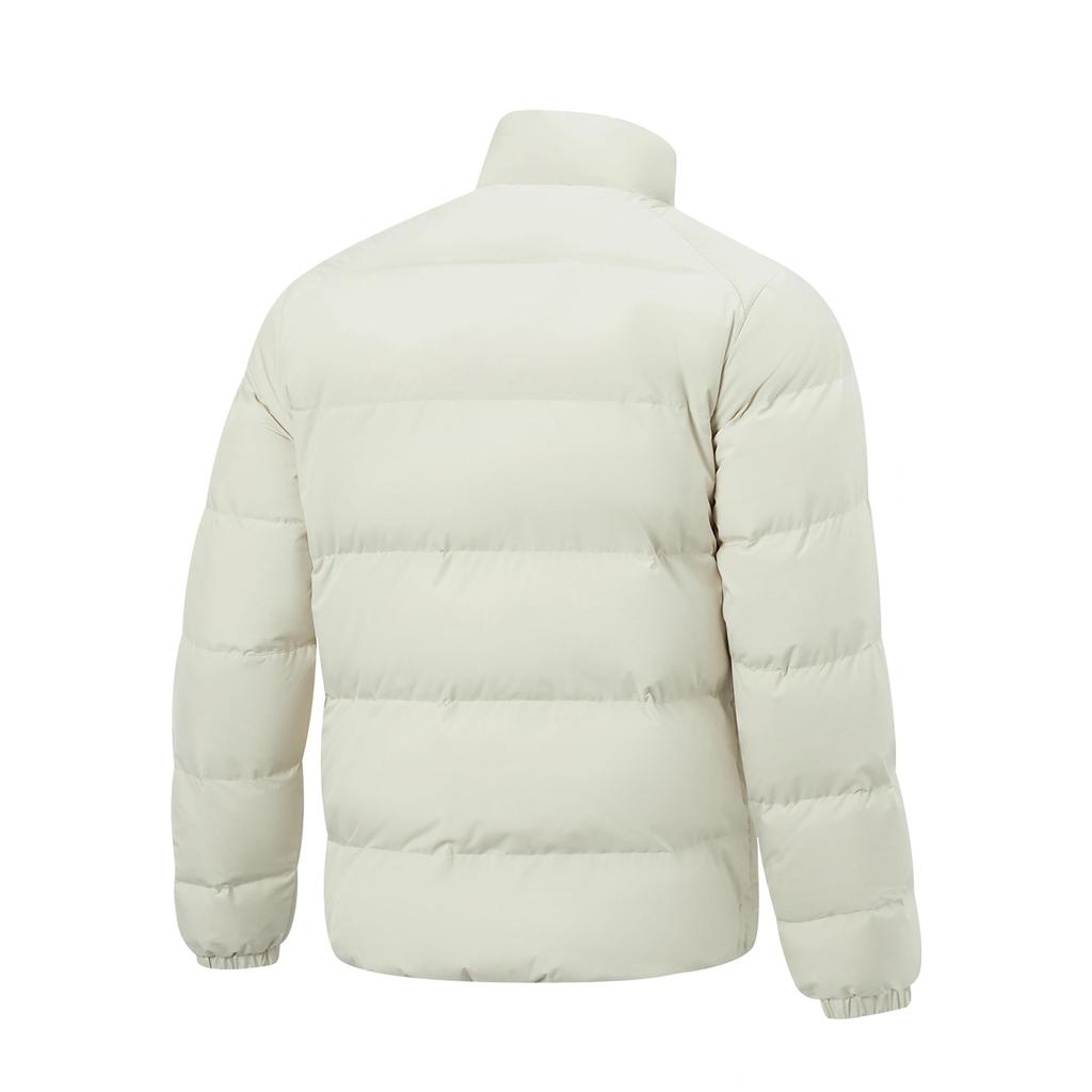 Li-Ning Simple And Generous Water-Resistant Anti-Static Stand Collar Solid Color Down Jacket Men Outerwear AYMV151-2