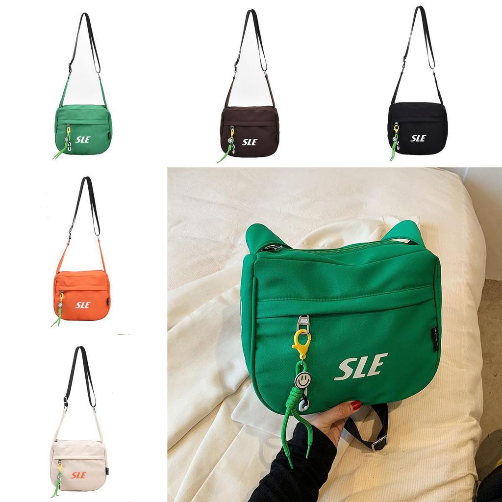 Oxford Cloth Small Shoulder Bag For Women With Zipper Closure And Inner Phone Pocket