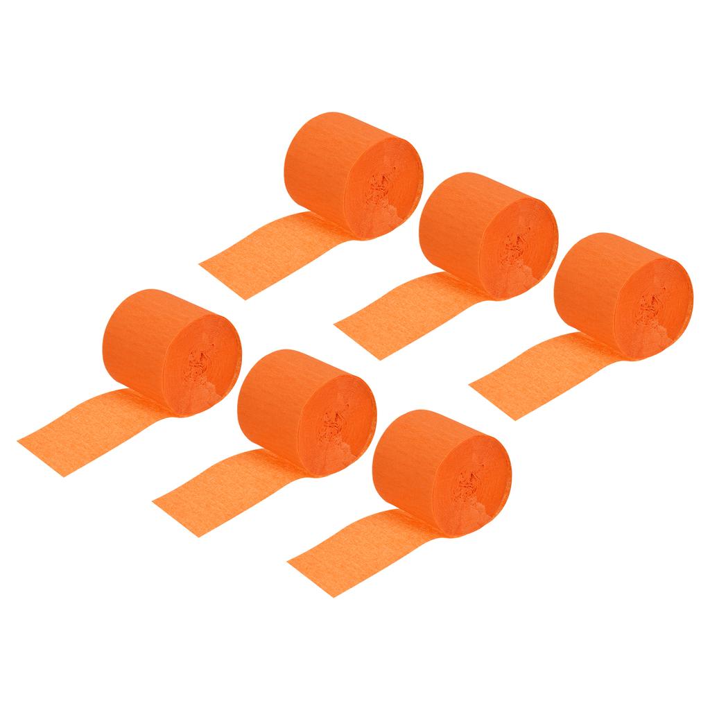 3/6 Stück Lebhafte Krepppapier-Luftschlangen Party-Luftschlangen Dekorationen 1,37" für Verschiedene Geburtstagsfeier Hochzeits-Festival-Dekorationen