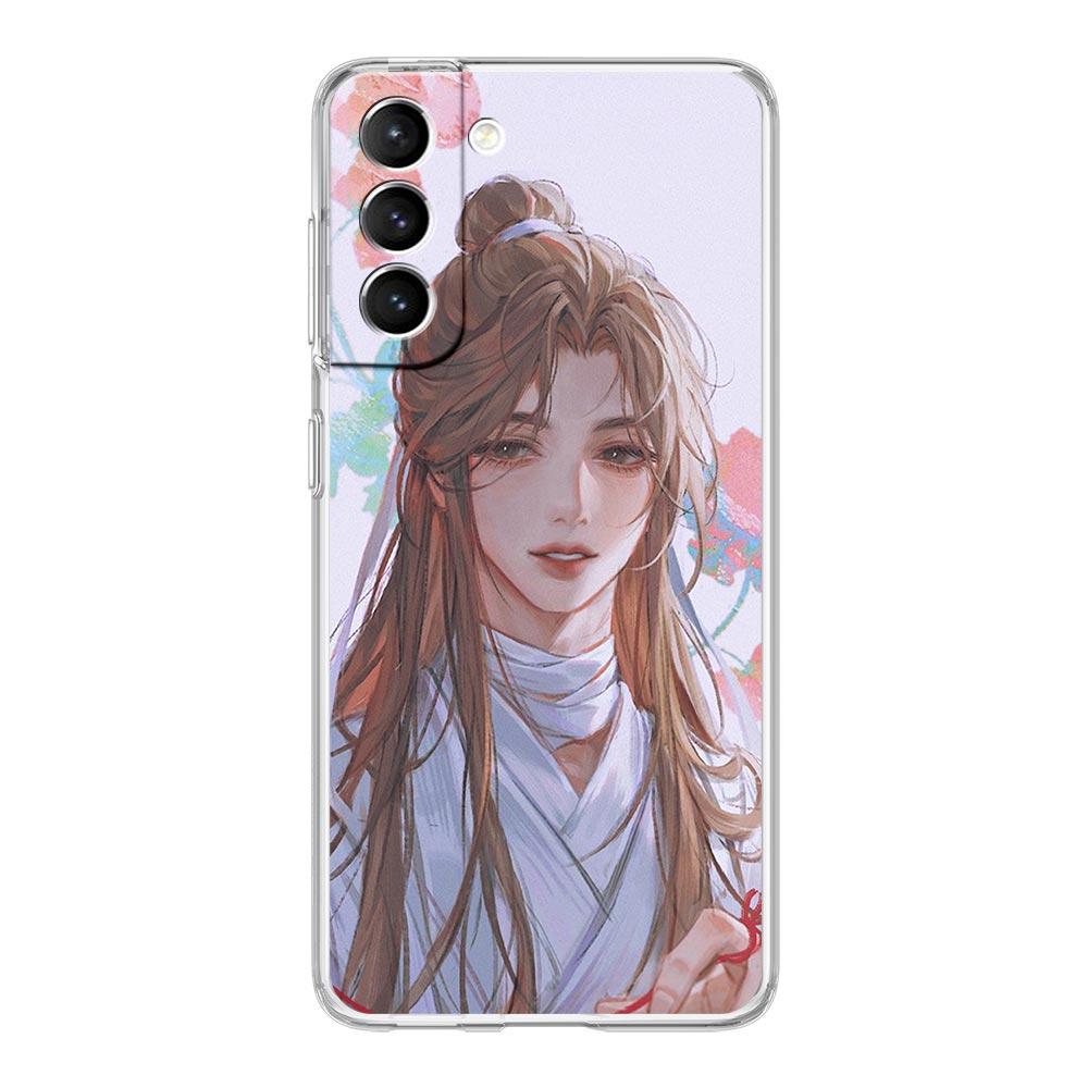TGCF Heaven Official's Blessing-Telefonhülle für Samsung Galaxy S22 5G S20 Ultra S21 FE 5G S10E S9 S8 S10 Plus Note 20, transparente Abdeckung