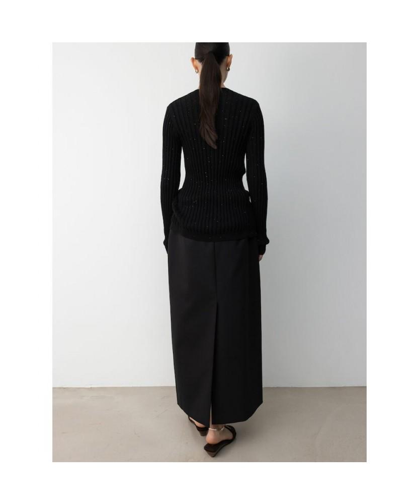 Diaepeocheo Troia H Line Skirt Black (Ta6127A045)