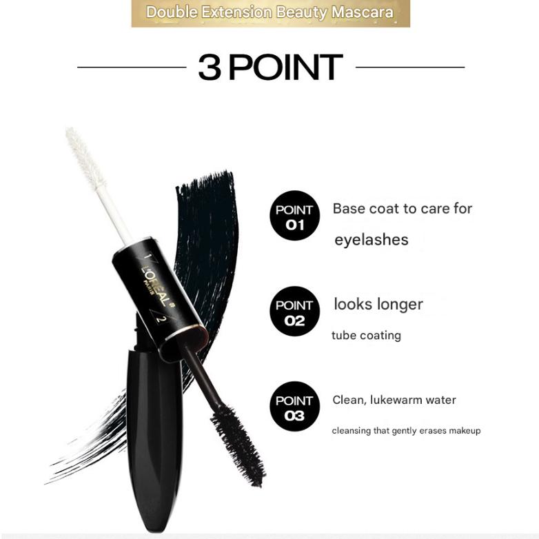 L'Oreal Paris Double Extension Beauty Tube Mascara 14ml x 2