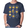 Unisex Crew Neck T-Shirt Another Beer Graphic Short Sleeve Casual Tee