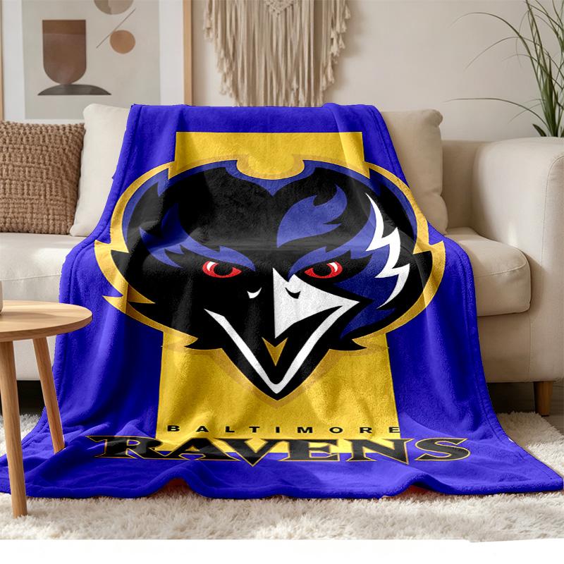 Baltimore Ravens Soft and comfortable flannel Suitable for sofas living rooms outdoor camping travel and also makes a great anniversary gif