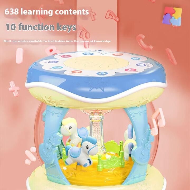 Hand drum baby toys 0-1 years old children's early education toys Pat drum 6 months baby newborn gift