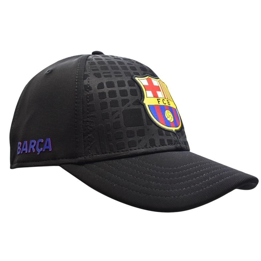 FC Barcelona czapka z daszkiem bejsbolówka Cap Cross Black FCB 5001GEXNN czarny OSFM