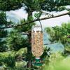 2/1Pcs Outdoor Bird Feeder Automatic Hanging Plastic Feed Bowl For Parrot Pigeon Pet Indoor Bottle Mouth Docking Feeding Suppli