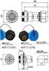 Yue Ling SP17 Series IP68 Waterproof Aviation Plug with Rear Nut Flange