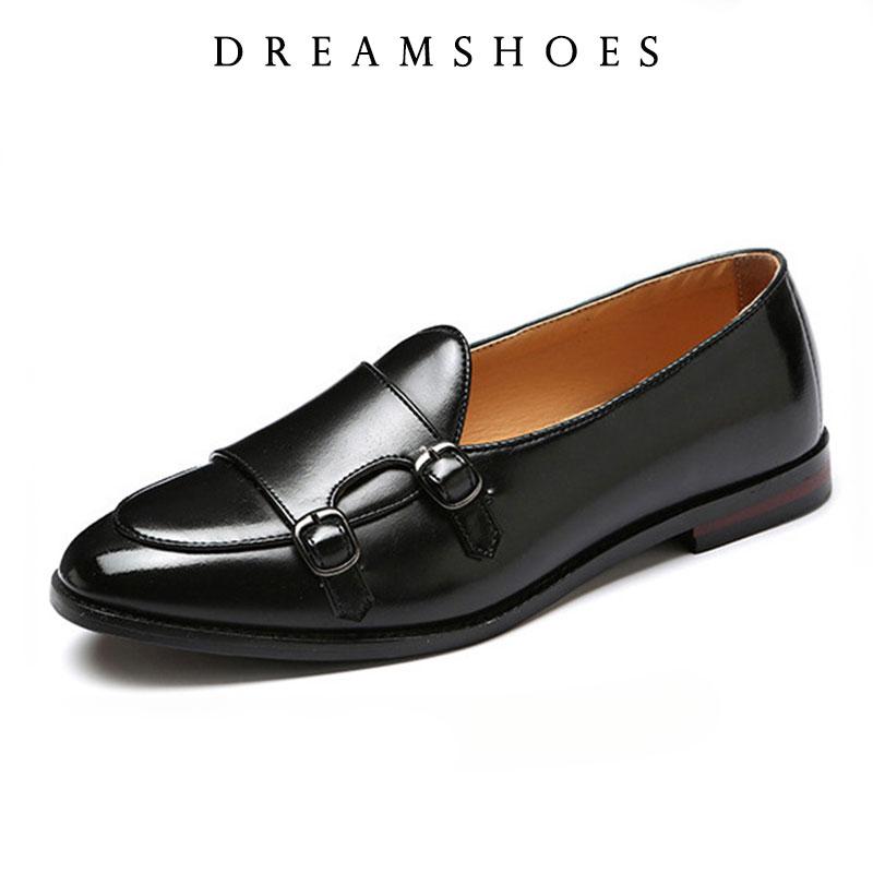 2025 Loafers Men Leather Shoes Thick-soled British Style Black Formal Business Shoes Luxury Slip-On Casual Shoes