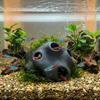 Abri cachette Crevette Imprimé 3D Tunnel poreux Aquarium Cachette Enrichissement pour Poisson Betta