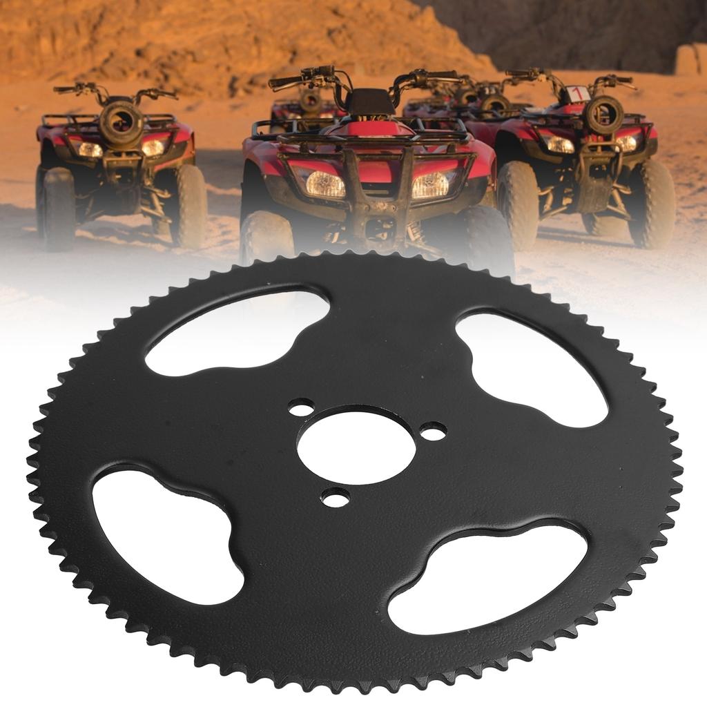 25H 78 Sprocket Black Steel Hard Crankset Suitable for 47/49cc Mini Motorcycle/ATV/Kart