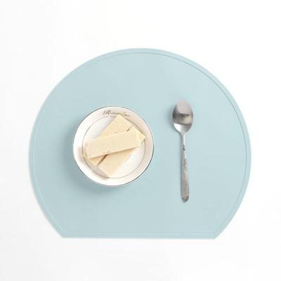 Halbmond-Silikon-Platzset (Minze)