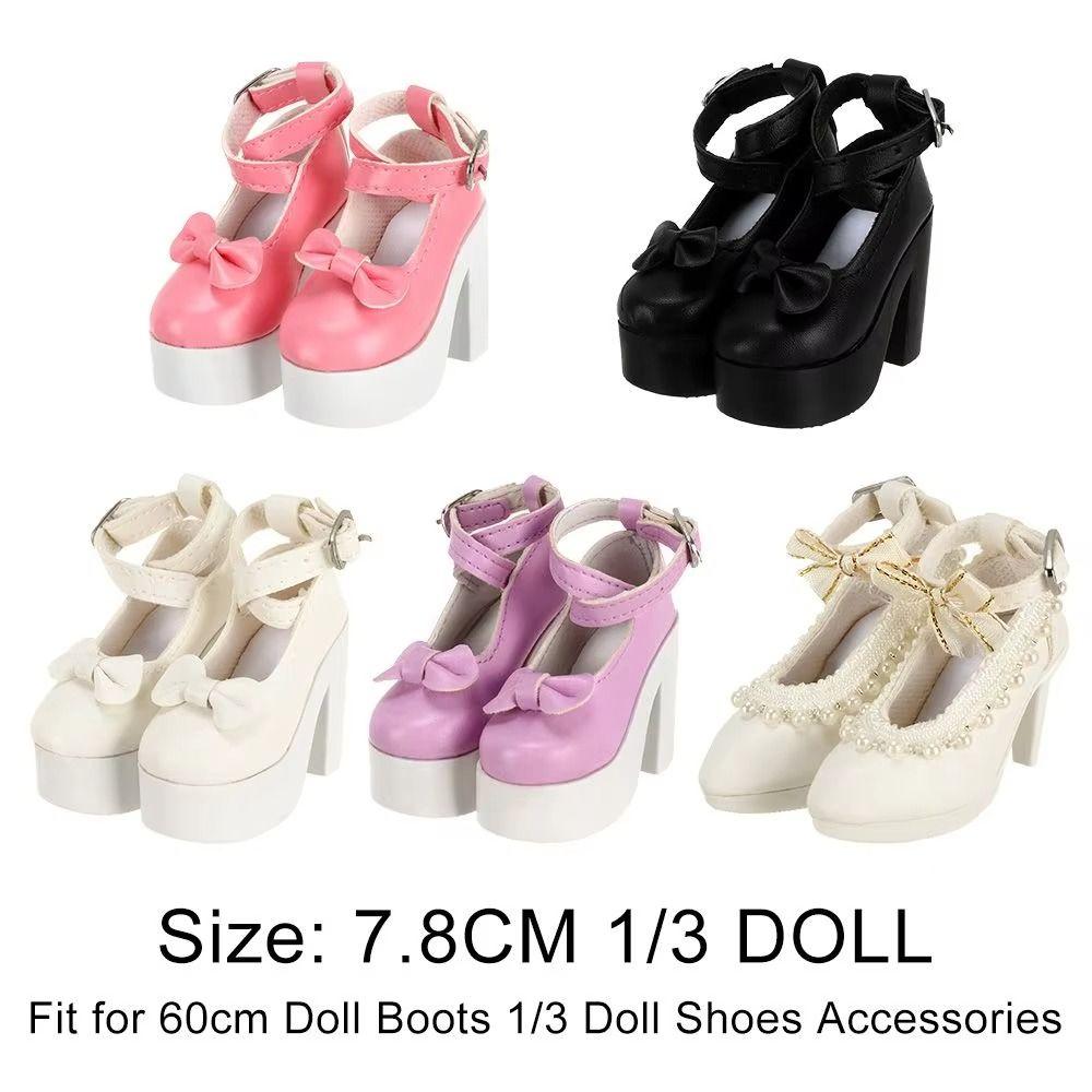 Causal Wear Doll High Heel Shoes PU Leather 1/3 Doll Shoes 60cm Doll Shoes Doll Accessories