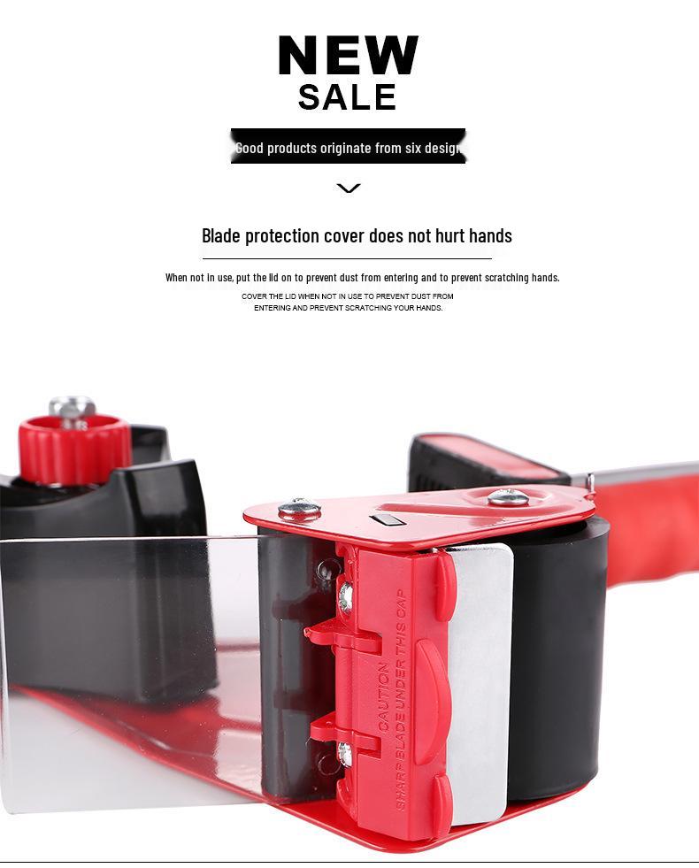 3" Metal Handheld Tape Dispenser & Cutter for Box Sealing