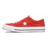 One Star OX Suede Comfortable and Versatile Low-Top Canvas Unisex Red