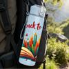 1PC Back To School Book Art Print 750ml Color Plastic Sports Water Bottle Leakproof Flip Straw Lid Suitable for Sports Office Home Use